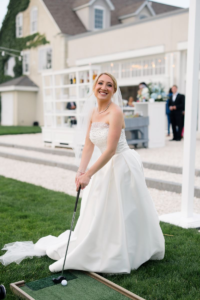bride mini golfing in newport ri caprio captured