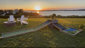 sunset mini golf course